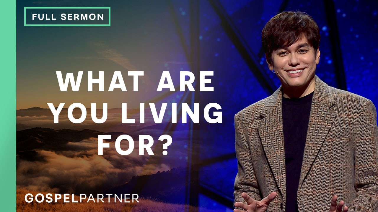 How To Live A Life Of Purpose (Full Sermon) | Joseph Prince | Gospel Partner Episode