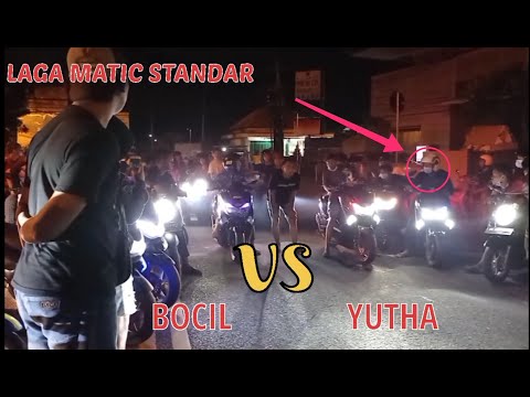 LAGA MATIC MEMANAS❗NMAX BOCIL  VS  NMAX YUTHA!!  DI KEJAR LADUSING