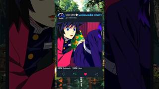 Giyu inspecting shinobu 💀🔥 #anime #demonslayer #kny #fyp #foryou #shorts