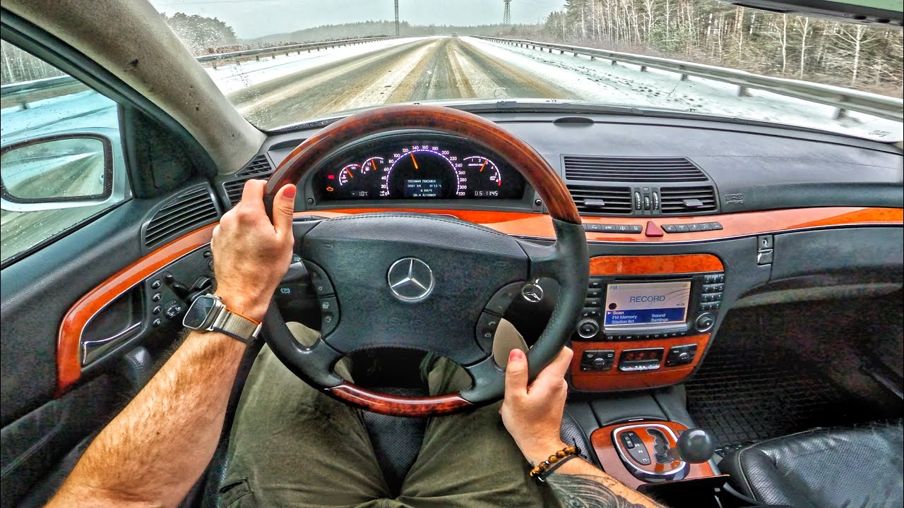 2003 Mercedes-Benz S500 W220 5.0 AT - POV TEST DRIVE