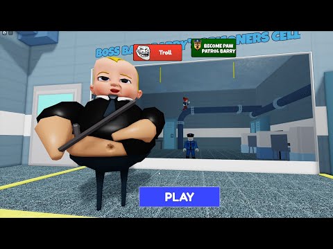 BOSS BABY BARRY'S PRISON RUN Obby New Update - Roblox All Bosses Battle FULL GAME #roblox