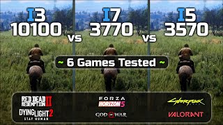 Video thumbnail for Intel Core i3 10100 vs i7 3770 vs i5 3570 | 10th gen i3 vs 3rd gen i7 & i5 by GAMING BENCH