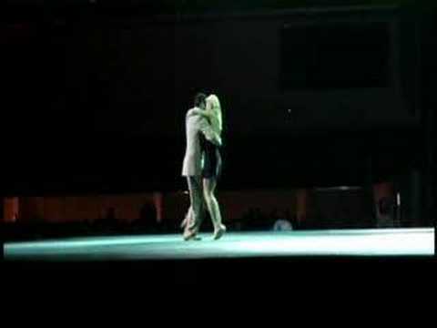  Roberto Herrera  and  Tamara Bisceglia  are  dancing  to  the  tango  "  Tres Esquinas  "