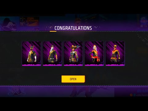 Garena Gifted All Golden Elite Pass Bundles To Me 🤩 Garena Freefire