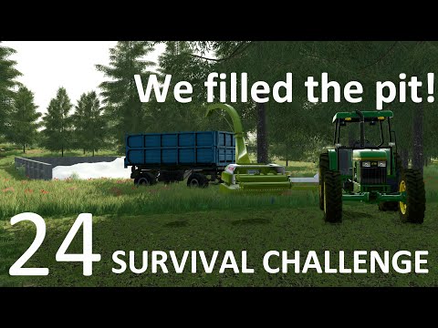 The pit is full! - Survival Challenge - Farming Simulator 22 - E24