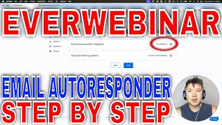 ✅ How To Set Up Email Autoresponder To EverWebinar 🔴