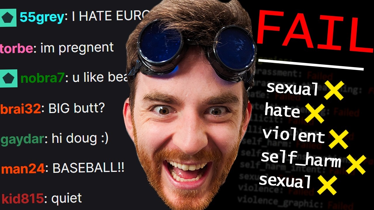I trained an Ai on 380,000 Twitch Chat messages, but it was "too hateful"
