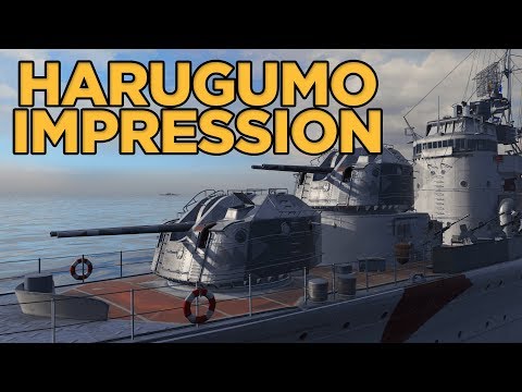 World of Warships - Harugumo Impression
