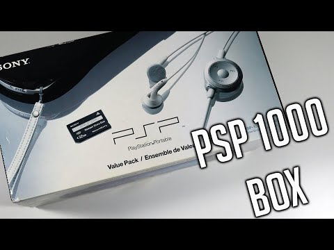 PSP 1000 Original Box Review - Sony Playstation Portable Value Pack Piano Black