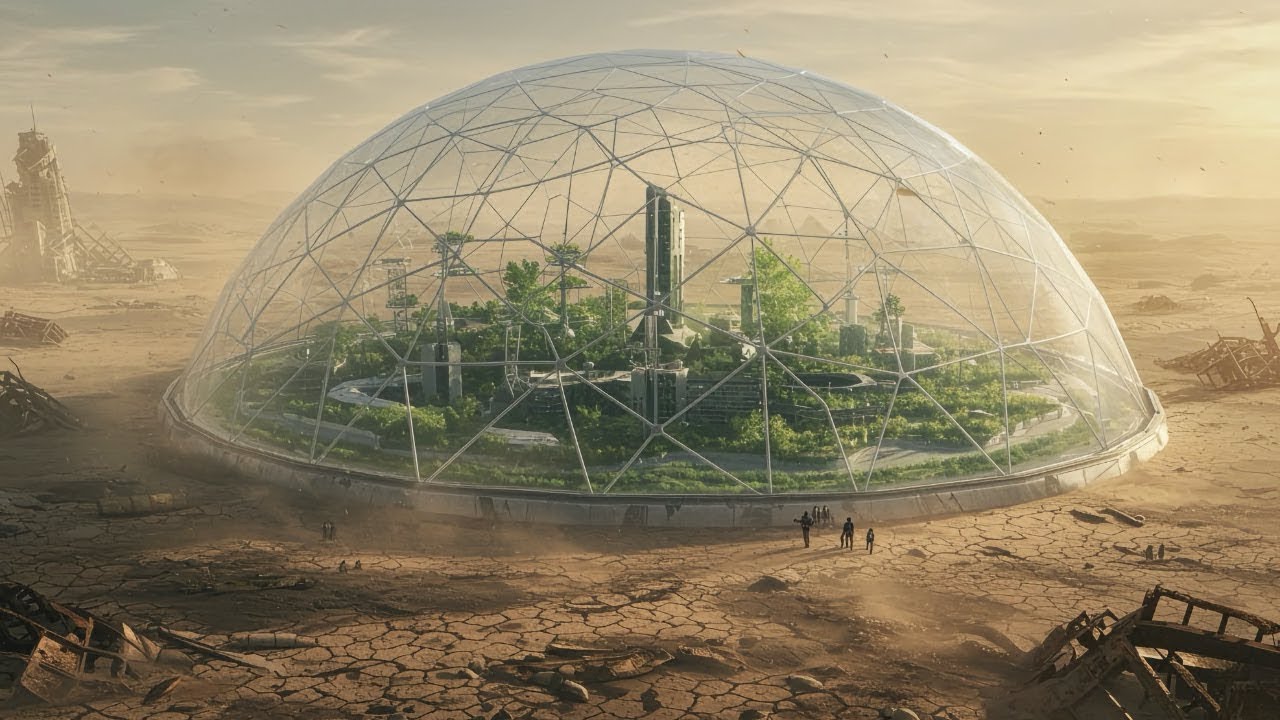 Em 2035, o que resta da humanidade estará vivendo dentro de uma cúpula enquanto a Terra é destruída!