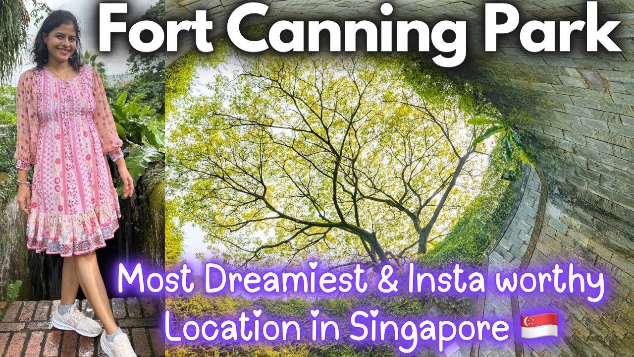 Join the traveler as they explore the captivating Fort Canning Park in this thrilling video.