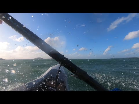 Very windy day - V7 Epic surfski