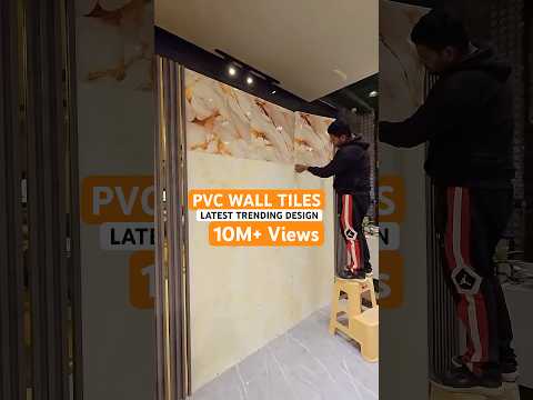 Pvc Wall Tiles 2*2 | #kutubinteriors #walldesign #shorts
