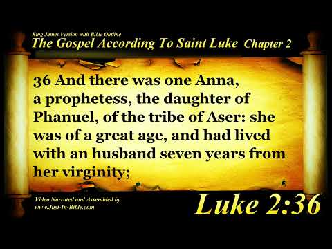 Gospel of Luke Chapter 2 - Bible Book #42 - The Holy Bible KJV Read Along Audio/Video/Text