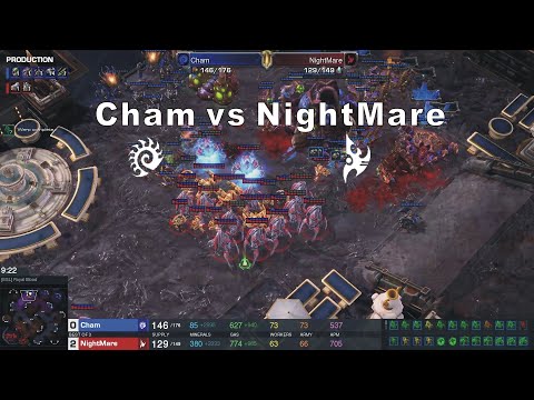 Starcraft II IEM Katowice 2023 Feb8 Cham(Z) v NightMare(P)