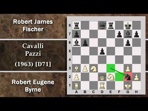 Partite Commentate di Scacchi 82 - Byrne vs Fischer - Cavalli Pazzi - 1963 [D71]
