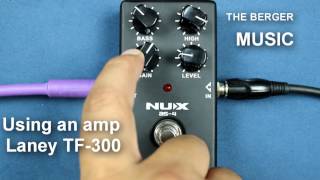 Video thumbnail for Pedal NUX amp simulator AS-4 Demo by Berger