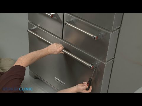 KitchenAid 5 Door Refrigerator Freezer Drawer Handle...