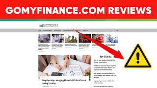 Gomyfinance.com Reviews - How Gomyfinance Works & Is It Safe