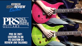 Video thumbnail for PRS SE 2021 Custom 24-08 VS Custom 24 Review (No Talking) by Music Force Official
