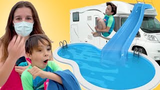 Nuestra aventura en autocaravana con piscina de invierno