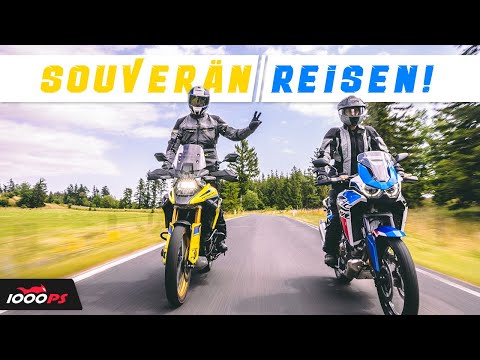 Klare Verhältnisse! Honda Africa Twin vs. Suzuki V-Strom 1050 DE Vergleich Straße und Offroad