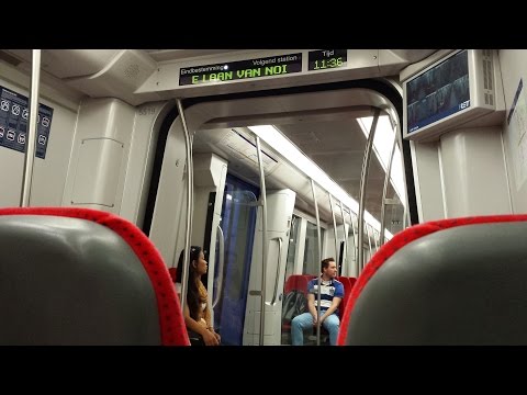 RET Metro Type RSG3 (5519) rit op Lijn E tot Laan van NOI tussen Leuvehaven & Beurs