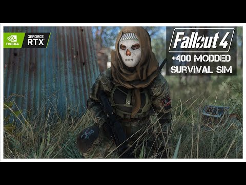 +400 Mods Fallout 4 I Journey Through The Overgrowth I MAIM I NAC X I 2080 SUPER I Vogue ENB