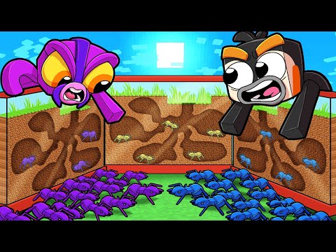 ANT FARM MAP WARS! (Minecraft)