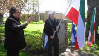 Salut au drapeau patriote, à Saint-Ours