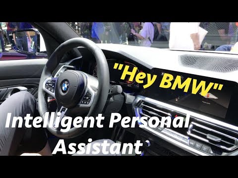 New BMW Intelligent Personal Assistant demonstration in new BMW 3 series 2018