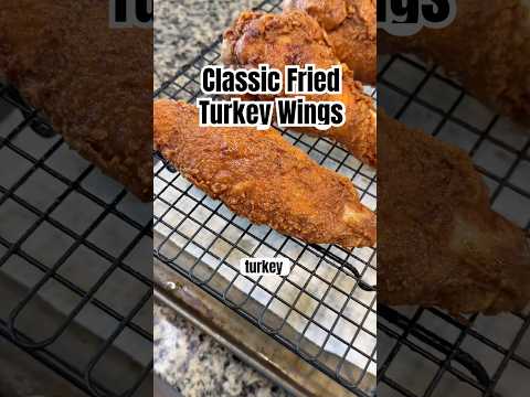 Fried Turkey Wings are the perfect choice when you don’t want to fry up a whole turkey! #friedturkey