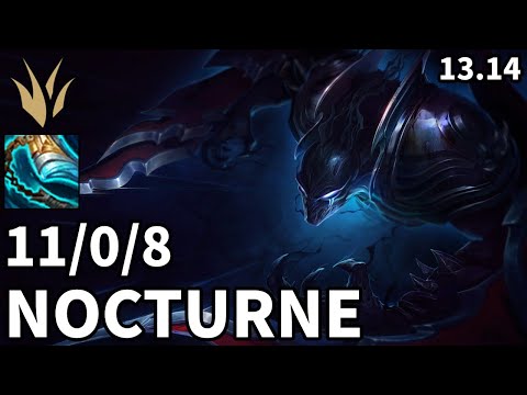 Nocturne Jungle vs Kindred - EUW Master | Patch 13.14