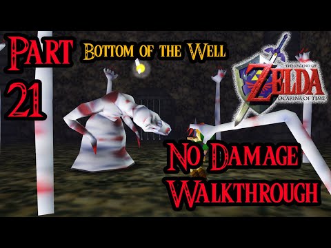 Zelda Ocarina of Time 100% Walkthrough Widescreen HD Part 21 - Bottom of the Well - Lens of Truth
