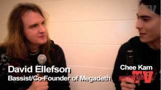 Video Interview with Megadeth bassist Dave Ellefson