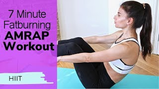 7 Minute Fat Burning AMRAP Workout