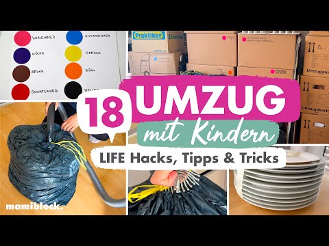UMZUG Hacks | 18 einfache Tipps & Tricks für ein entspanntes Umziehen | mamiblock