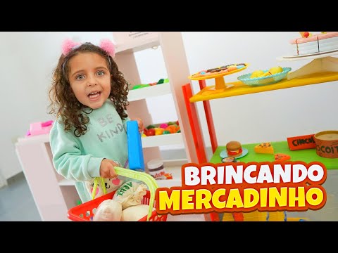 BELLA LISA BRINCANDO DE MERCADINHO COM BEBÊ REBORN - BELLA E LUCCA SHOW