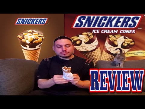 Snickers Ice Cream Cone Review