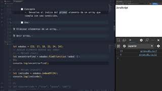 Curso JavaScript - Array, buscar elemento dentro del array