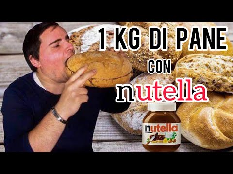 FOOD CHALLENGE: MEGA PANINO DA 1 KG PIENO DI NUTELLA