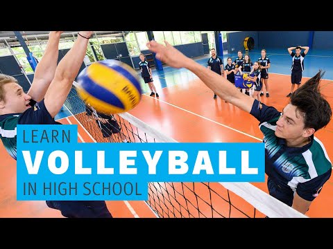 Learn volleyball in high school as an international student