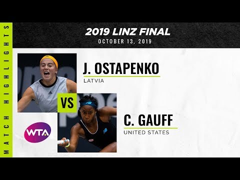 Jelena Ostapenko vs. Coco Gauff | 2019 Linz Final | WTA Highlights