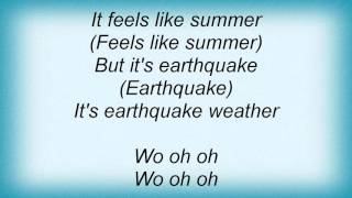 Matt Nathanson - Earthquake Weather Lyrics