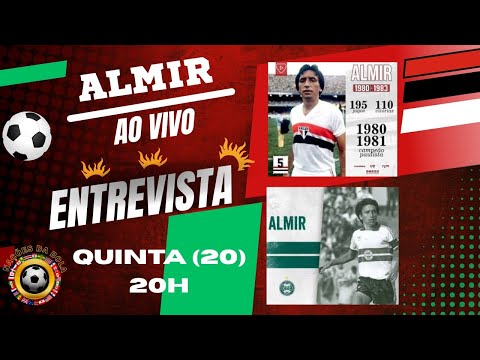ENTREVISTA COM ALMIR, EX- VOLANTE DO SÃO PAULO, CORITIBA, AVAÍ E OUTROS. UM MULTI CAMPEÃO NO NDB