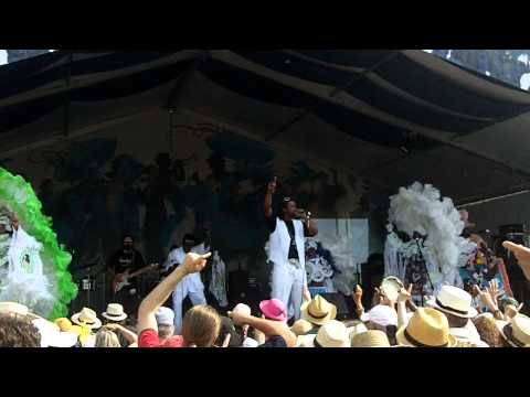 Big Chief Bo Dollis and the Wild Magnolias - Jazz Fest 2011 - Hey Now Baby