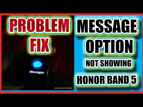 HONOR BAND 5 MESSAGE OPTION NOT SHOWING PROBLEM  |Technical Lakshit|