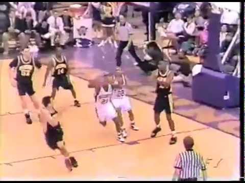 1994 Cal Basketball defeats UW 62-56 at Washington