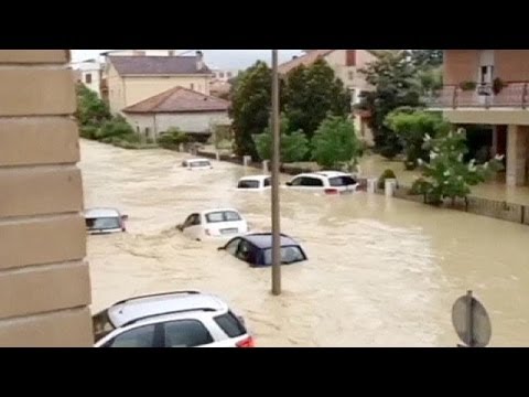 Severe floods hit central Italy