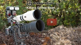 GK Katana Gimbal Tripod Head Professional Telephoto Lens Support